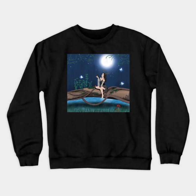 Dreamland Crewneck Sweatshirt by Gomu Gomu No Doodle